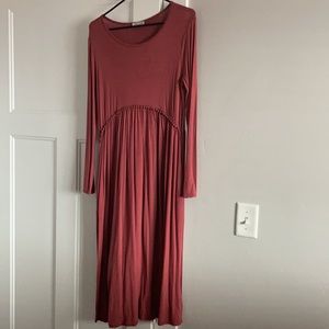 Long Sleeve Midi Dress